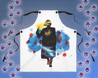 The Hearts of the Doctor Fan Made Apron, Doctor Who, Doctor Who Bag, BBQ Apron, Super Cute, 13th Doctor Apron