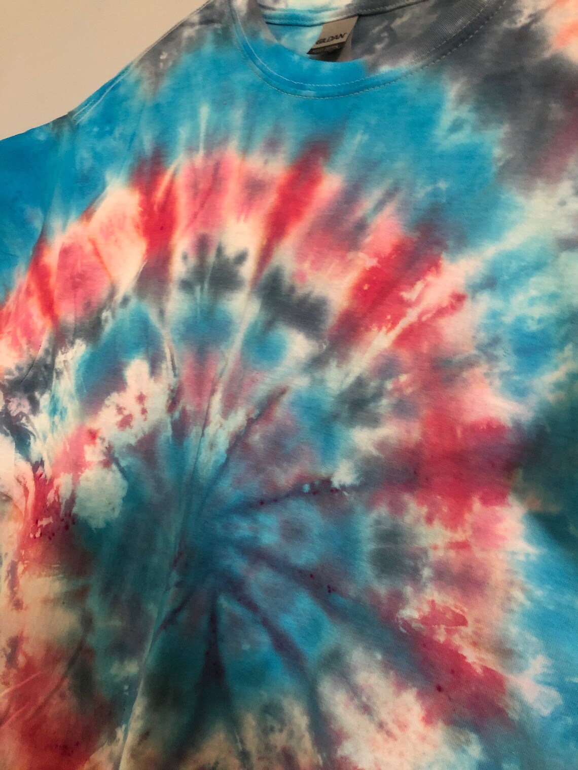 cotton candy tie dye shirt