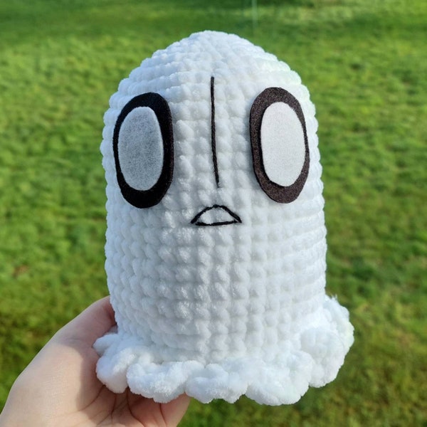 Undertale Crochet Napstablook Plush, Handmade Amigurumi