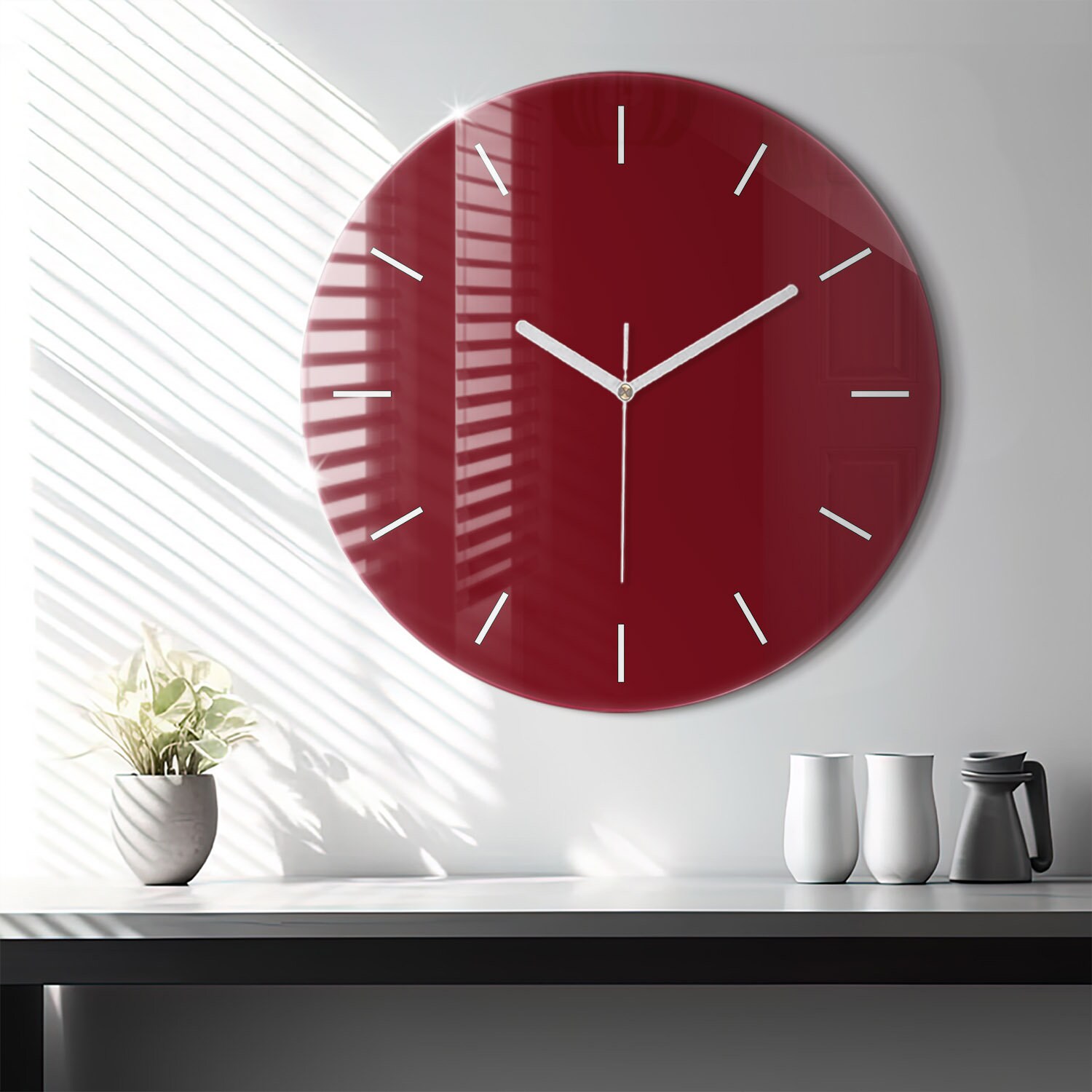 Orologio da parete bordeaux sale