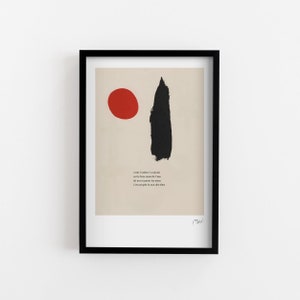 Joan Miró Headpiece - Framed art print, Fine art, Painting, Wall art, Poster print, Interior design