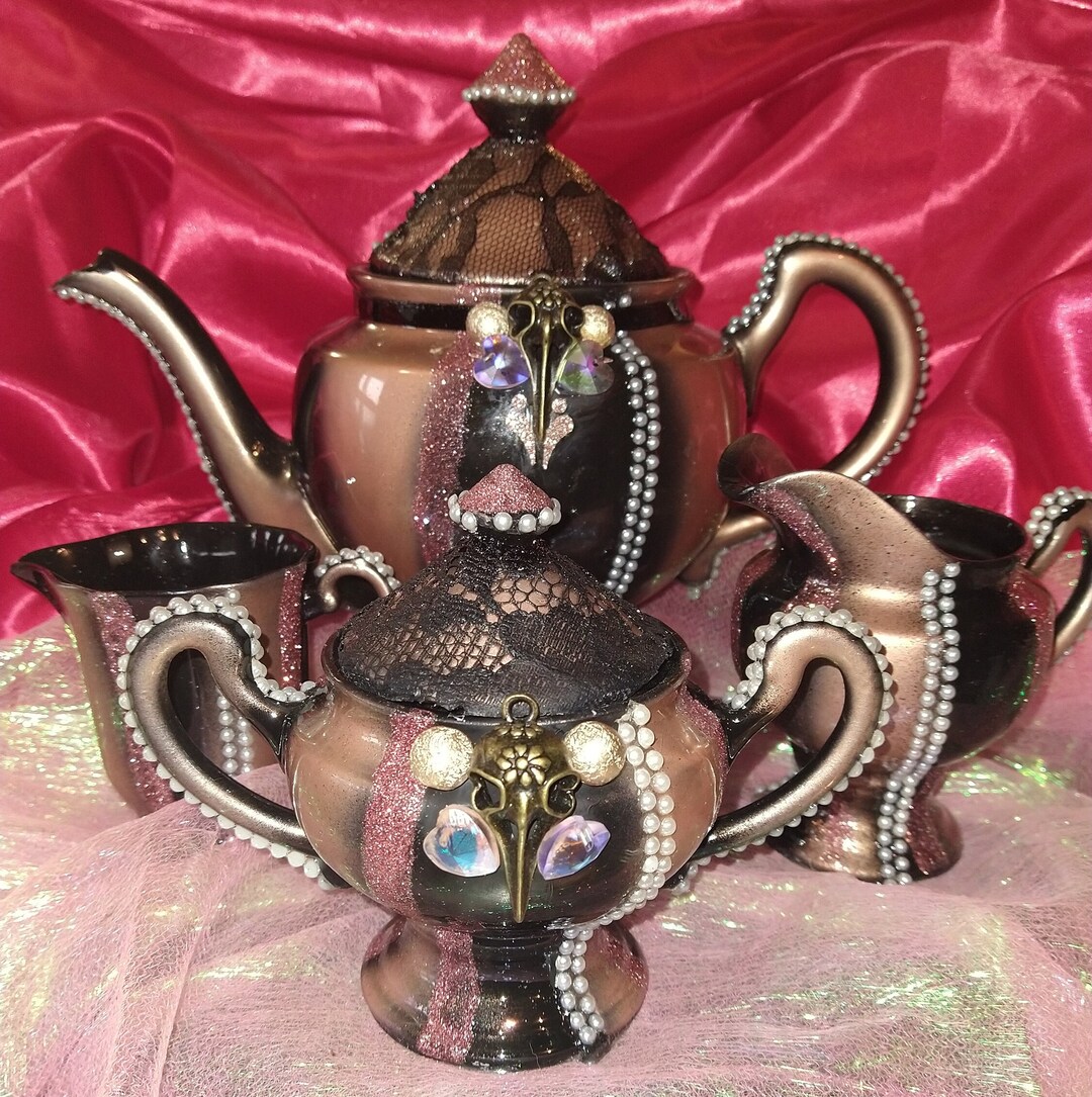 Gothic Tea Set Etsy