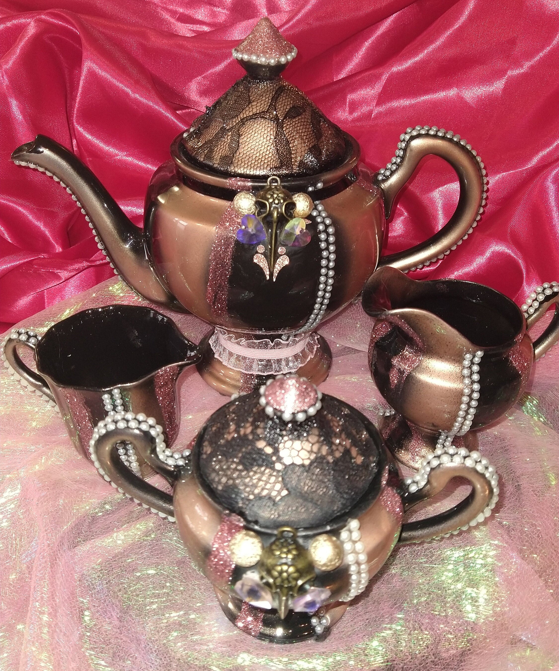 Gothic Tea Set Etsy