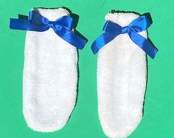 White Clip-On Floppy Bunny Ears / Kawaii Fashion Hair Accessory