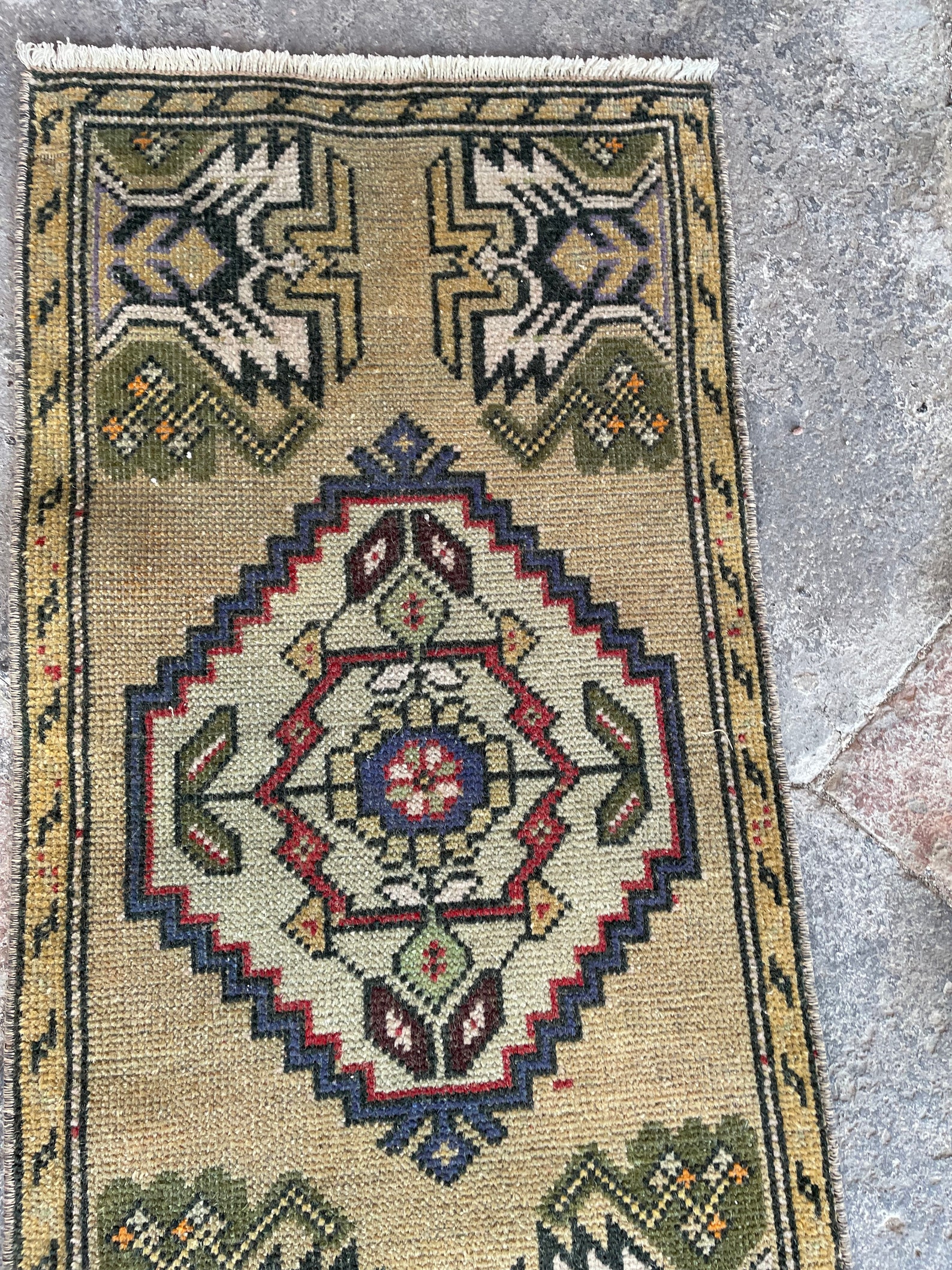 Kilim Bath Rug Small Kilim Rug Small Rug Boho Bath Mat Green Etsy