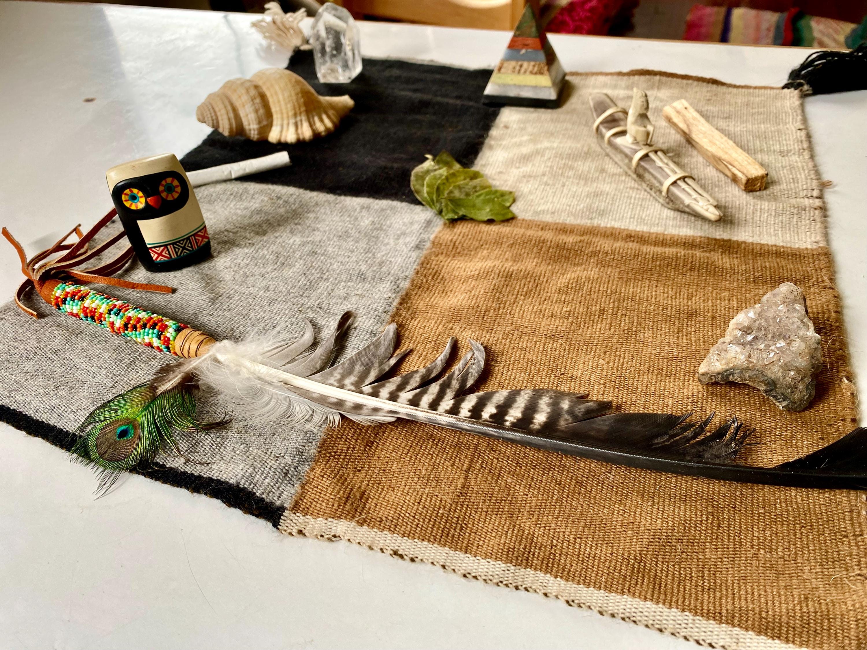 Mesa Ritual Ceremony Mesa Cloth | Chamanic Handwoven Andean Altar Cloth | Q'ero ...