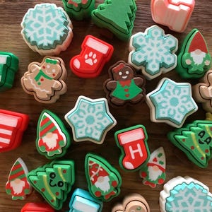 Mechanischer Clicker für Weihnachten|Winter Saisonale|Fidget|ADHS|Stim-Spielzeug|Lebkuchenmann|Schneeflocke | Weihnachtsbaum|Wichtel|Schneemann