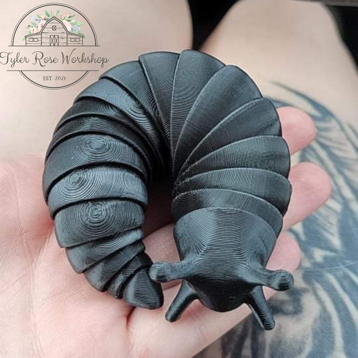 slug fidget toy 3d print