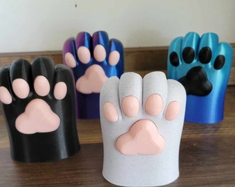 Cat Paw | Pencil Holder | Desk organizer | Makeup Brush Holder | Toe Beans | 3d Printed | Kawaii Cat Paw | Kitten Paw | Gift