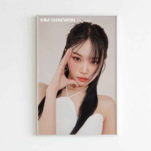 Cartel de Kim Chaewon Le Sserafim / Múltiples tamaños disponibles / Cartel de impresión física / K-Pop