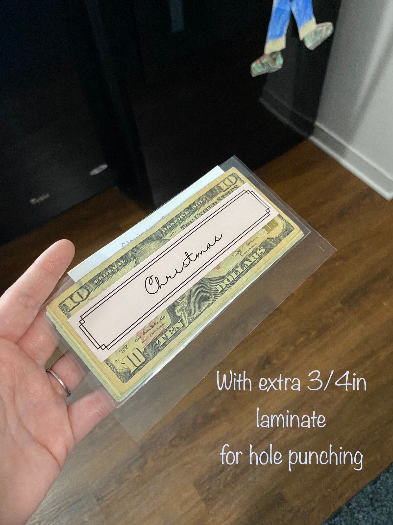 Customizable Clear Cash Envelopes Laminated Cash Envelopes Etsy