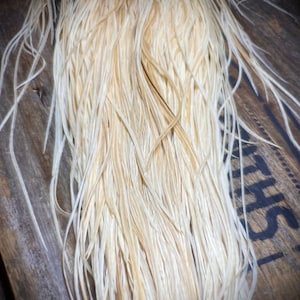 Natural Blonde Rooster Feathers - Feather Hair Extensions - 5 Real Feathers - Boho Feather Hair Extensions - DIY Hair Extensions