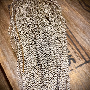 Grizzly Rooster Feathers - Feather Hair Extensions - 5 Real Feathers - Boho Feather Hair Extensions - Festival Hair Extensions