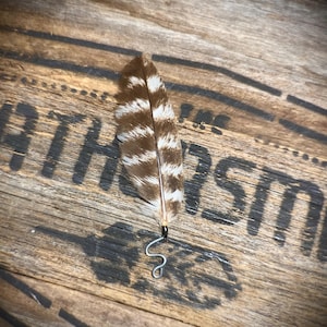 North American Turkey Feathers - Boho Wedding Hat Feathers - Country Rodeo Hat Feathers - Real Feather Accessories - Vintage Feather Hat Pin
