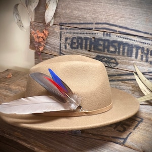 Ethical Galah Hat Feather - Australian Macaw Feather Hat Accessories - Real Feathers - Boho Wedding Hat Feather - Country Feathers Accessory