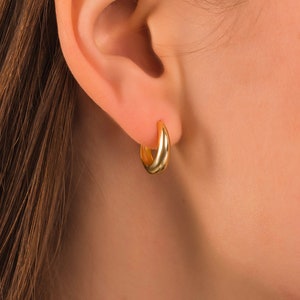 Diamday Pendientes Pequeños De Aro De Titanio Para Hombre Y Mujer - 6/8/10 Mm Hipoalergénicos