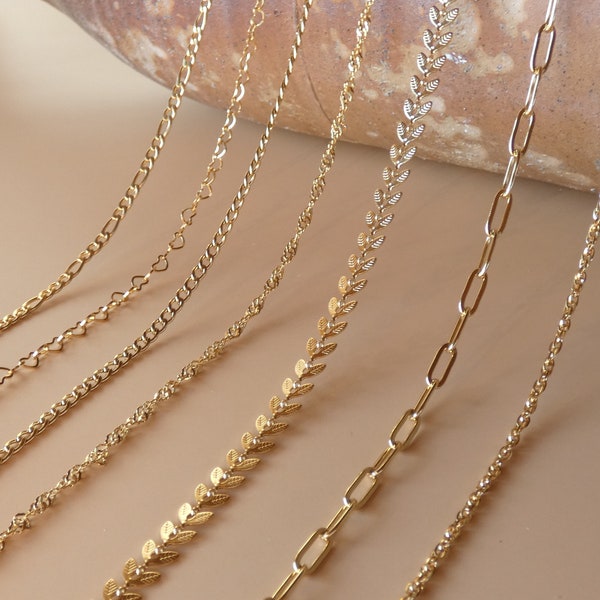 Non Tarnish Gold Chain Etsy
