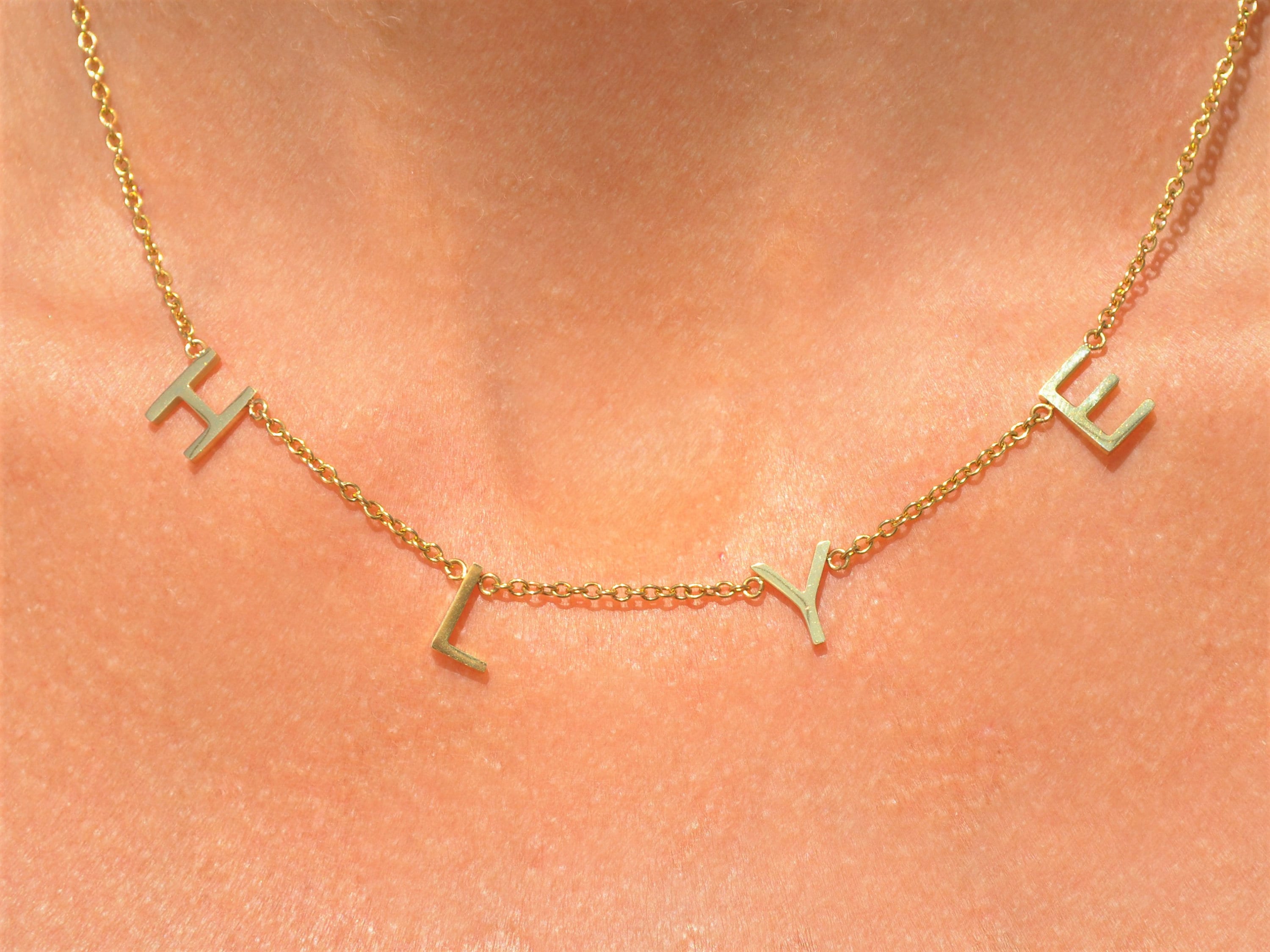 OUTLINE INITIAL NECKLACE A-Z (18K ROSE GOLD VERMEIL) – KIRSTIN ASH (New  Zealand)