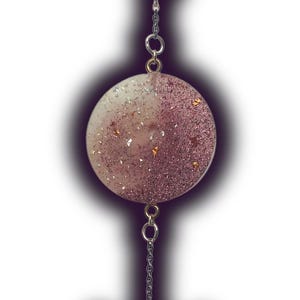 Moon Phase Wall Hanging, Phases of the Moon Decor, Witchy Things, Spiritual Stuff, Galaxy Inspired, Glow-in-the-Dark, Wire Wrapped Crystal