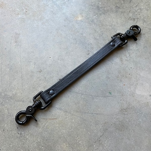 Customizable Leather Anti-Sway Strap for Firefighter EMT Radio Strap
