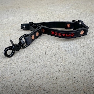 Custom Leather Firefighter Glove Strap