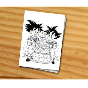 Dragon ball birthday card - Etsy 日本