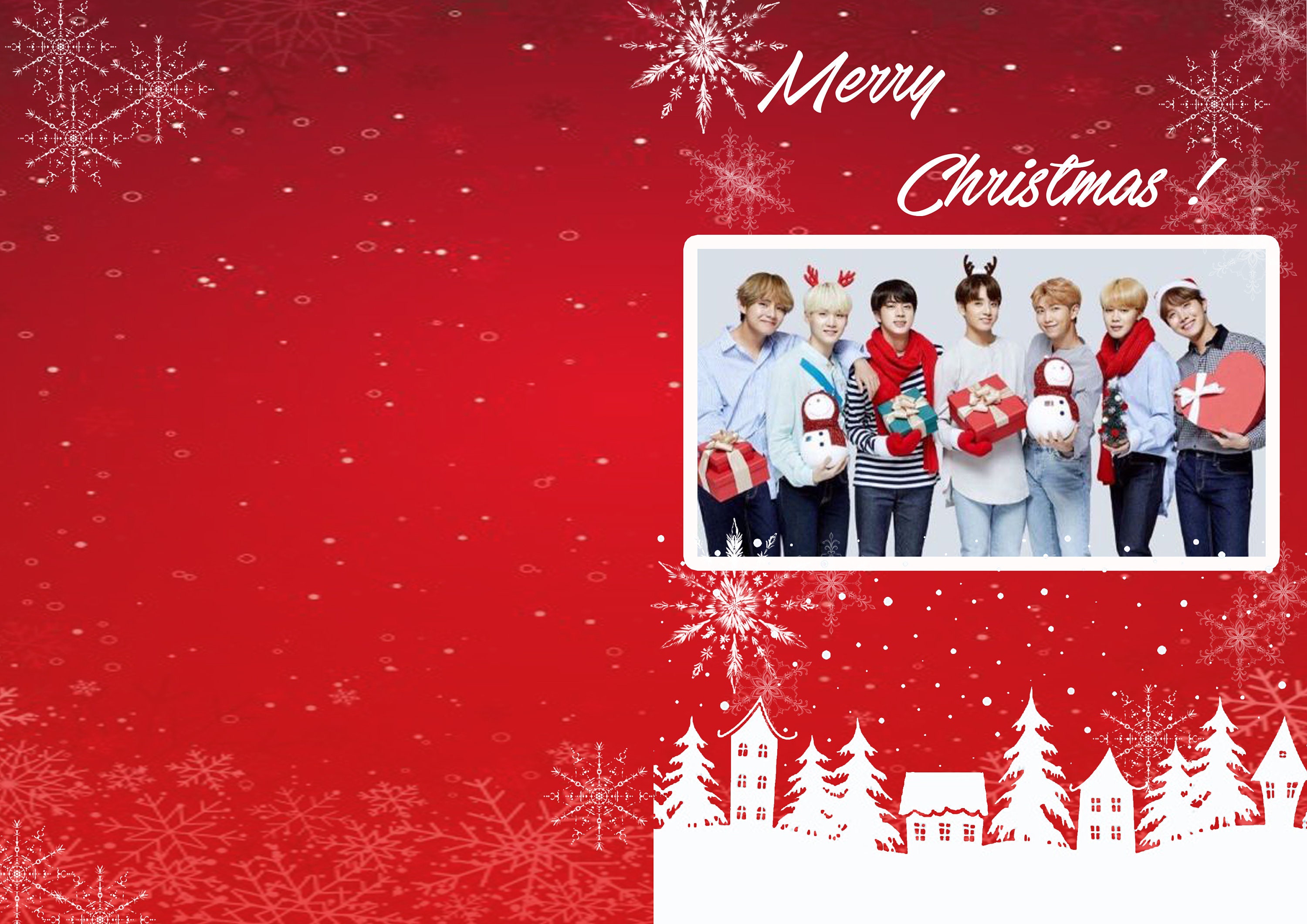 bts 会報　クリスマスカード　happynewyearカード bts 会報 クリスマスカード happynewyearカード（BTS ファン