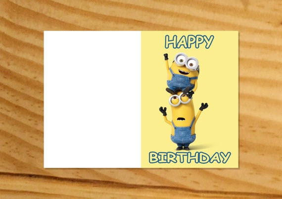Minion Birthday Ecard