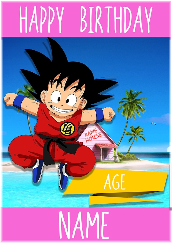 Tarjeta de cumpleaños de Dragon Ball tarjeta de cumpleaños - Etsy México Tarjeta de cumpleaños de Dragon Ball tarjeta de cumpleaños - Etsy México