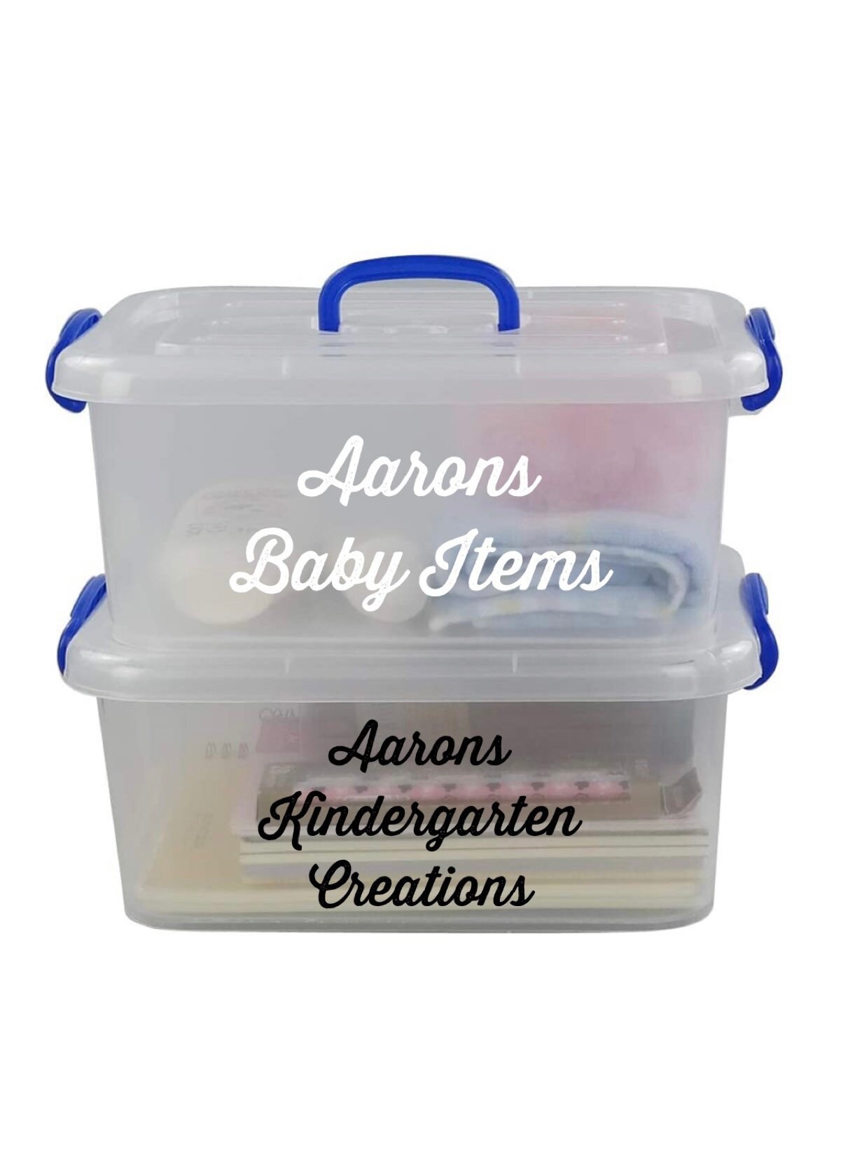 Customized Storage Containers Baby Clothes Storage Bins Etsy