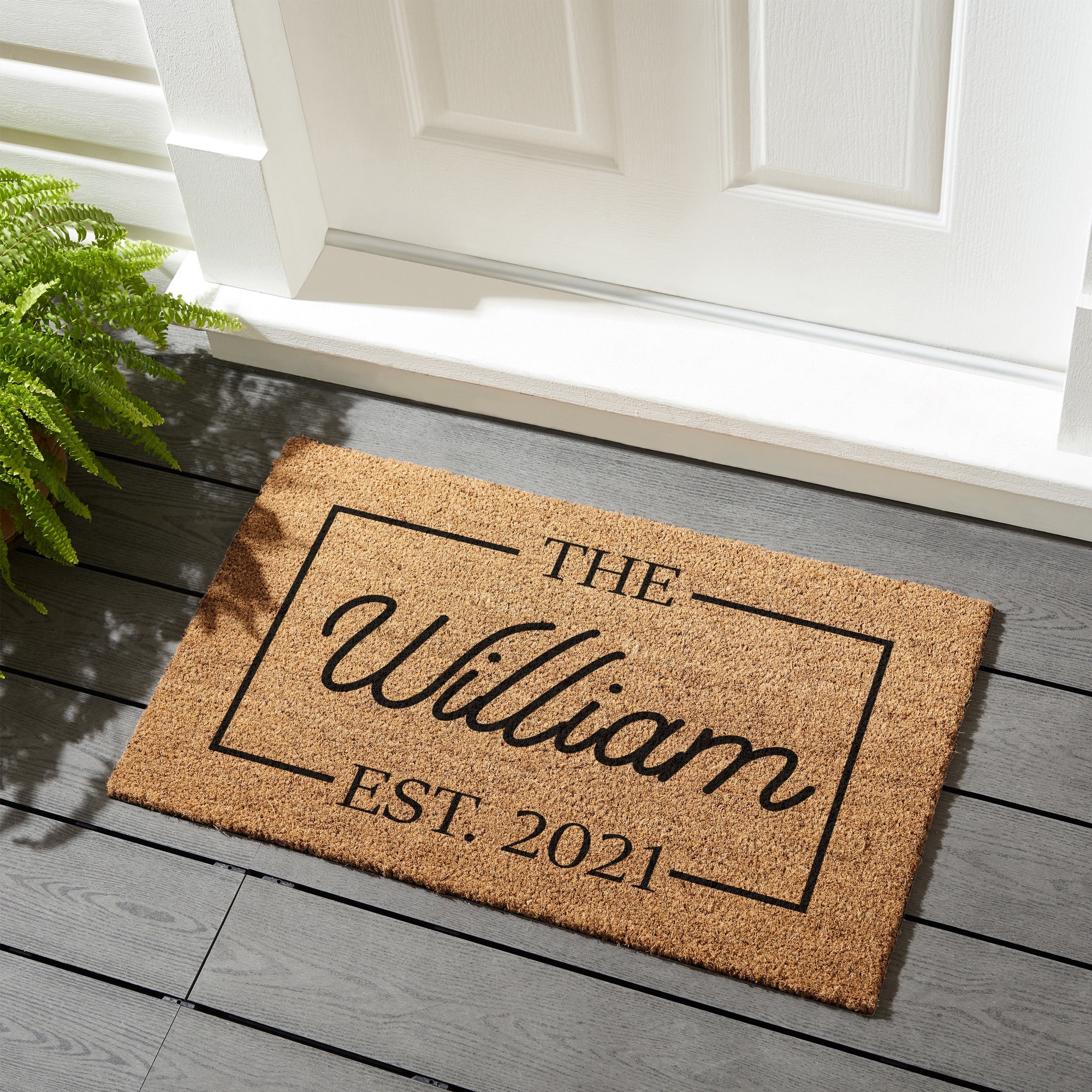 Last Name Doormat Custom Doormat Personalized Doormat Etsy