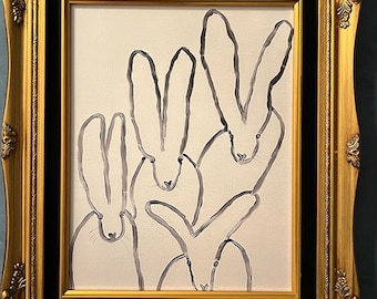 "The Quadrumvirate" framed