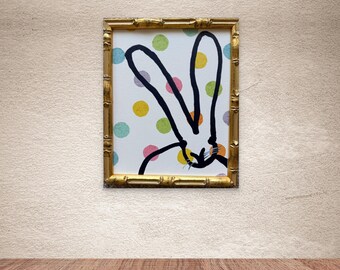"Liam with Polka Dots" Framed