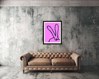 "Liam Bunny in Hot Pink"