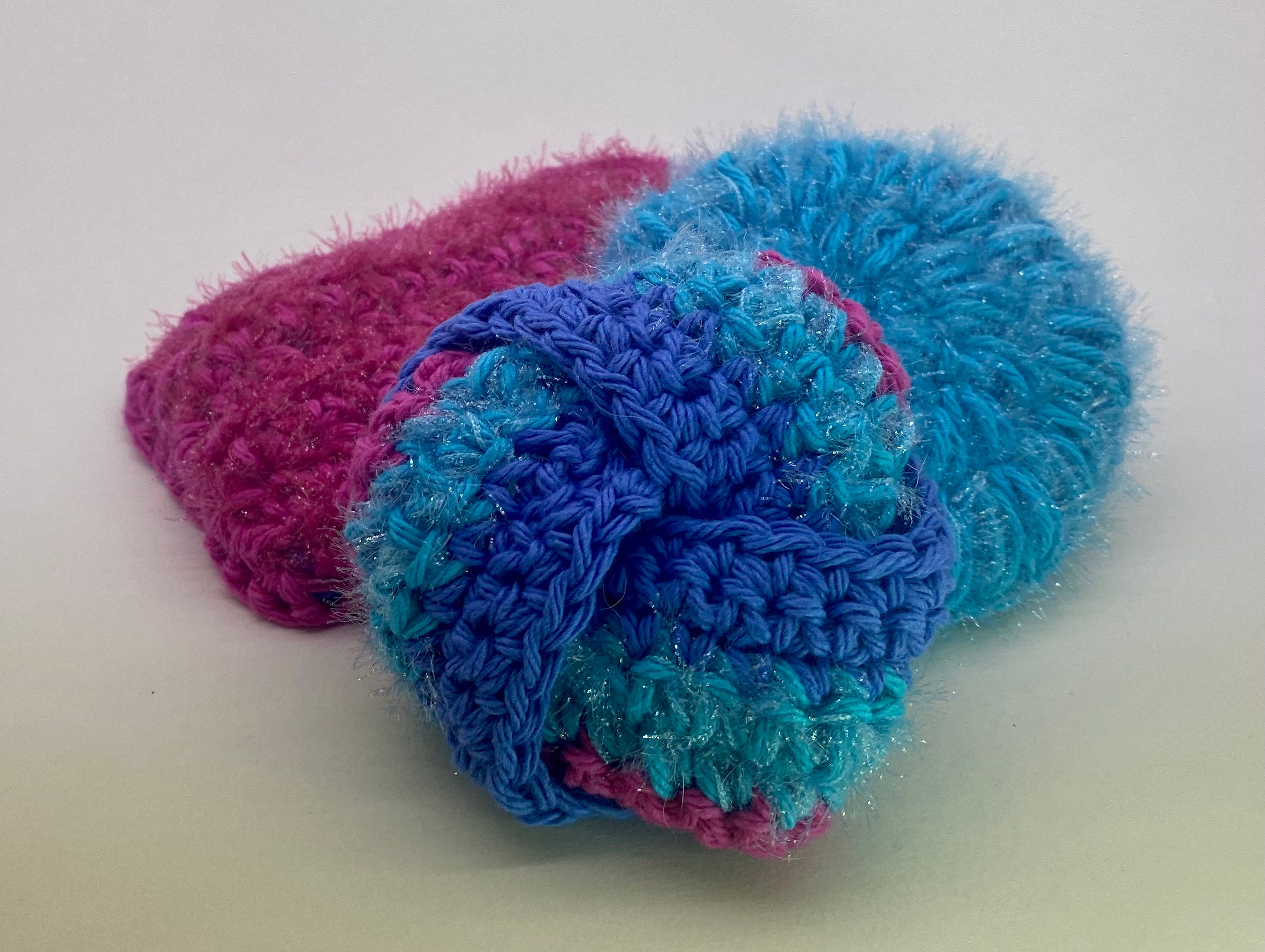 Bubblegum Blue Scrubby Set Etsy Espa a