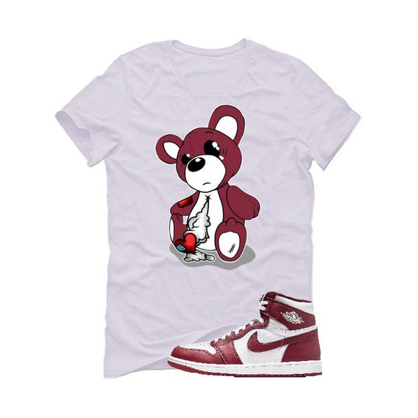 Big Teddy Graphic Unisex Shirt Matching T-Shirt Tee Shirt To Match Jordan 1 High OG Team Red Sneaker Shirt To Match Sneaker