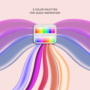 3D Bubble Procreate Brushes | Color Palettes & Tutorial (PDF) - Etsy