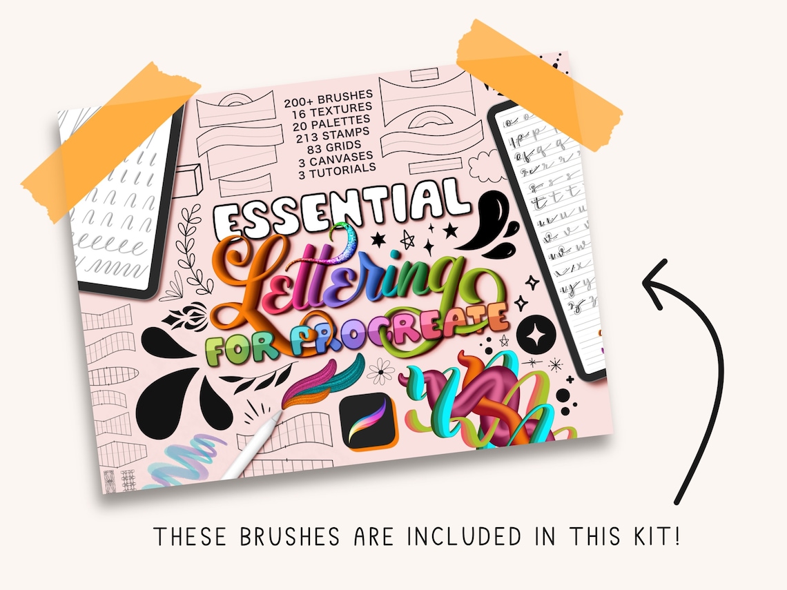 3D Bubble Procreate Brushes | Color Palettes & Tutorial (PDF) - Etsy