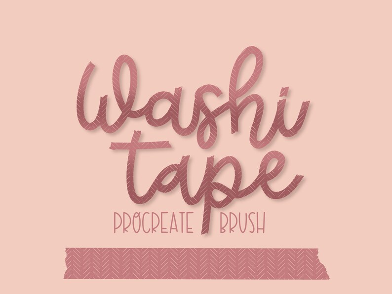 Procreate Brush Ripped Tape Procreate Brush Monoweight Etsy