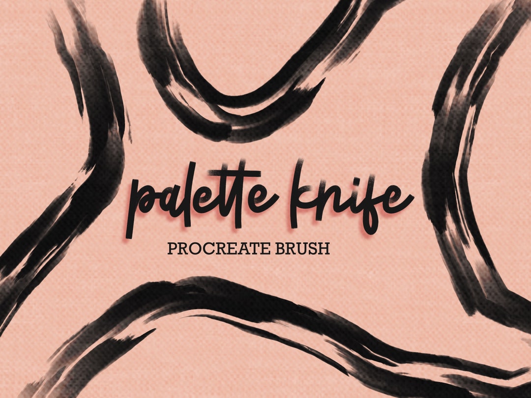 Procreate Brush Palette Knife Procreate Brush, Realistic Painting