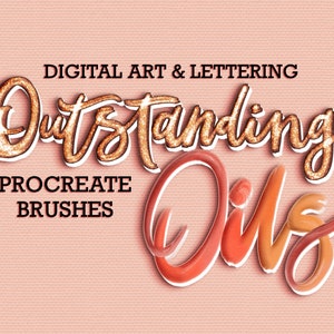 Realistic Oil Painting Procreate Brushes: Streaky, Glitter, Texture (Digital Art Brush Sets)