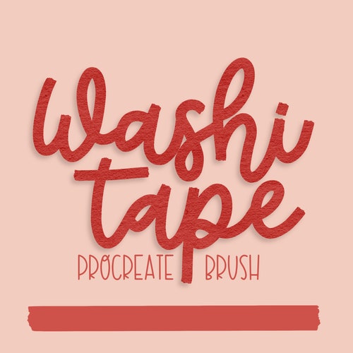 Procreate Brush Ripped Tape Procreate Brush Monoweight Etsy