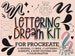 Procreate Brushes | Procreate Grid Builder | Glitter Brush | Lettering Grids & Compositions | Procreate Lettering Brushes | Paper Textures 