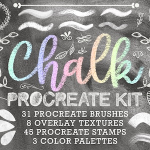 Chalk Effect Christmas Word Art Photoshop Brushes, Christmas Word