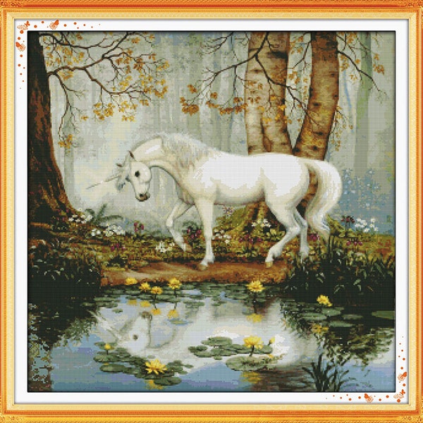 Unicorn Cross Stitch Etsy