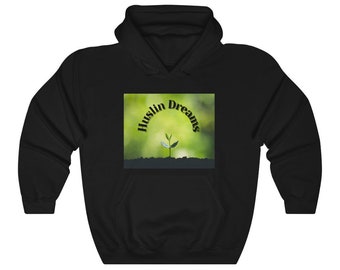 Huslin Dreams /Plant growing/Unisex Heavy Blend Hooded Sweatshirt