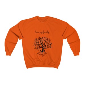 Family Tree Crewneck Sweatshirt, Soft Cotton Blend image 7