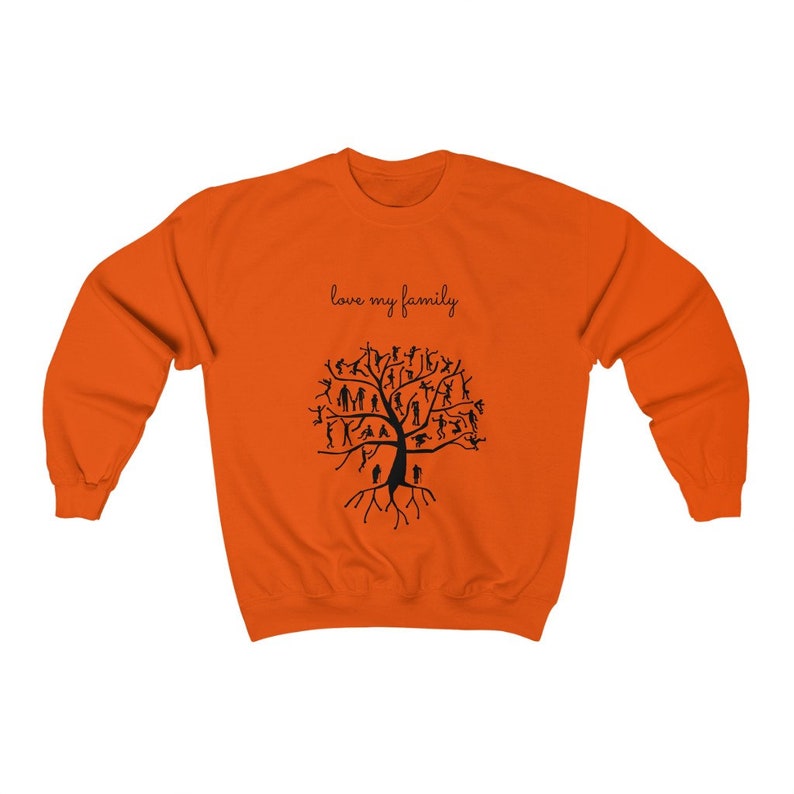 Family Tree Crewneck Sweatshirt, Soft Cotton Blend image 7