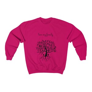 Family Tree Crewneck Sweatshirt, Soft Cotton Blend image 3