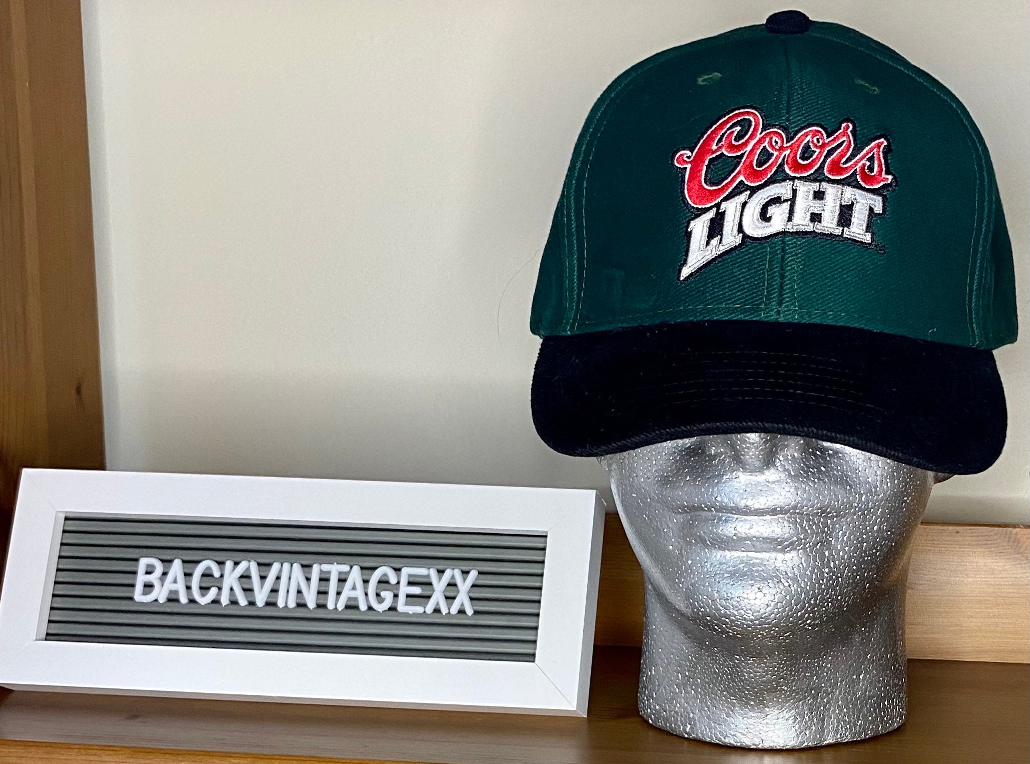 Vintage 1980s Coors Light Baseball Hat 